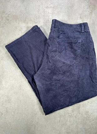 Pantalon Vintage En Velours Côtelé / Corduroy Ll Bean violet profond tissu taille 18, marca: Vintage Dressing, estado: Muito bom, tamanho: XXXL / 46 / 18, €7.00, €8.05 inclui Proteção do Comprador Pro