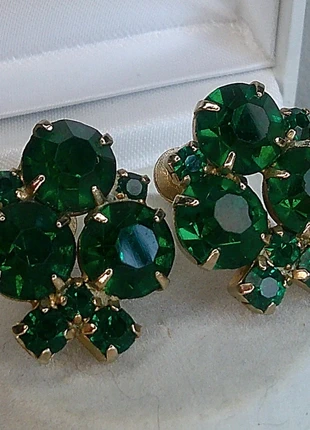 Boucles d oreilles anciennes cristal sur laiton, marke: anciennes, zustand: Sehr gut, 12,00 €, 13,30 € beinhaltet Vinted-Käuferschutz Pro