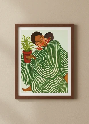 Canvas poster 30x40cm, merk: NO LABEL, staat: Heel goed, € 20,00, € 21,70 inclusief Kopersbescherming