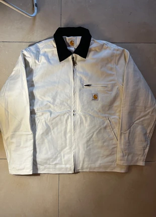 Carhartt Detroit Jacket Rework Blanche – Taille L – Rare Iconique Vintage, marque: Carhartt, état: Très bon état, taille: L, 48,00 €, 51,10 € Protection acheteurs incluse