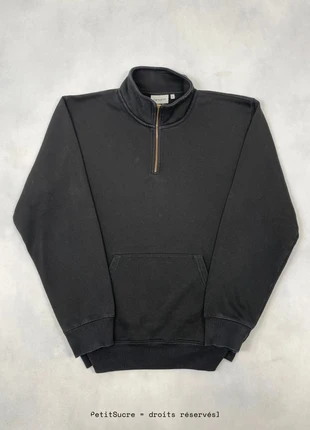 Pull Demi zip Carhartt wip Noir Homme 100% coton Half zip Sweatshirt - Taille XL #1393, brand: Carhartt, condizioni: Ottime, taglia: XL, €49.00, €52.15 include la Protezione acquisti Pro