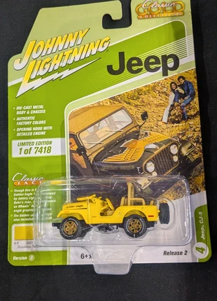 Johnny Lightning 1:64 Jeep CJ-5 On Blister, marca: Johnny Lightning, estado: Novo sem etiquetas, tamanho: Tamanho único, €8.99, €10.14 inclui Proteção do Comprador