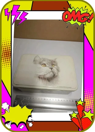 Ancienne boite métallique chats 🐱🐈 1984 Marlex international design Merline vintage, marque: International, état: Satisfaisant, 36,00 €, 38,50 € Protection acheteurs incluse