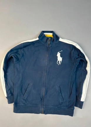 Vintage 2000s Y2K Ralph Lauren Big Pony Chief Keef Zip Hoodie Zipper schwarz dunkelblau Pashanim, merk: Ralph Lauren, staat: Heel goed, maat: S, € 54,90, € 58,35 inclusief Kopersbescherming