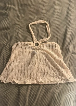 Crochet haltertop H&M, merk: H&M, staat: Nieuw zonder prijskaartje, maat: M / 38 / 10, € 5,00, € 5,95 inclusief Kopersbescherming