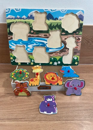 Puzzle animaux sauvage, brand: Montessori, condition: Very good, €3.00, €3.85 includes Buyer Protection