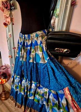 maxi skirt full huge Spanish style bespoke handmade, brand: The Bohemian Temple, condition: Very good, size: Other, £65.00, £68.95 includes Buyer Protection