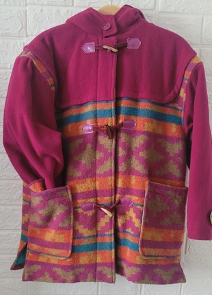 Duffle-Coat: Rose/Multicolore/Imprimé, Casual, Taille 12-14ans, TBE, Fille/Adolescente., condition: Very good, size: S / 36 / 8, €8.99, €10.14 includes Buyer Protection