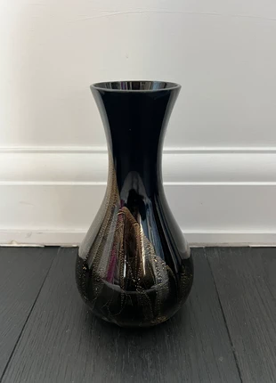 Black & Gold Decorative Glass Vase – Elegant Home Decor Christmas Gift Flowers Ornament Chic, brand: NO LABEL, condition: Very good, £29.95, £32.15 includes Buyer Protection