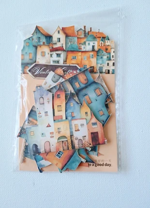Quirky cottage houses craft stickers, brand: Stickers, condition: Very good, £2.00, £2.80 includes Buyer Protection