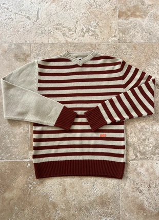 Pull vintage volcom crème à rayures marrons homme taille S, brand: Volcom, condition: Very good, size: S, €23.00, €24.85 includes Buyer Protection