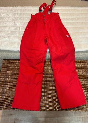 Red Ski Pants with Adjustable Straps, marque: Etirel, état: Très bon état, taille: 14 ans / 164 cm, 15,00 €, 16,45 € Protection acheteurs incluse