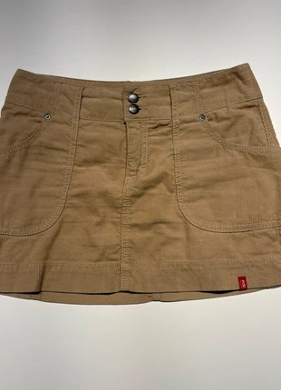 Vintage y2k Beige corduroy mini-rok – EDC by Esprit – maat 36, marque: Esprit, état: Très bon état, taille: S / 36 / 8, 8,00 €, 9,10 € Protection acheteurs incluse