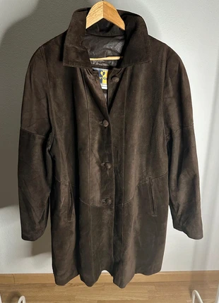 Women's Brown suede jacket size L vintage outerwear elegant genuine leather retro Style Y2K, marque: Local, état: Très bon état, taille: L / 40 / 12, 37,99 €, 40,59 € Protection acheteurs incluse