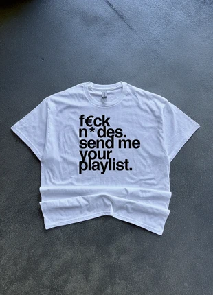 T-shirt vintage graphic tee boxy playlist, marque: Graphic Tee, état: Très bon état, taille: XXL, 9,99 €, 11,19 € Protection acheteurs (Pro) incluse