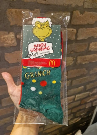 Calze Grinch MC nuove, brand: The Grinch, condizioni: Nuovo con cartellino, taglia: Taglia unica, €4.00, €4.90 include la Protezione acquisti