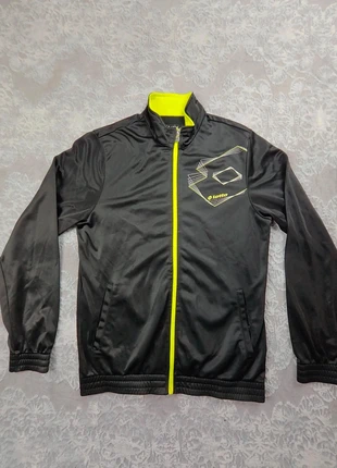 Veste de sport Lotto noire et fluo - Taille 10 ans - État satisfaisant, brand: Lotto, condition: Good, size: 10 years / 140 cm, €6.00, €7.00 includes Buyer Protection