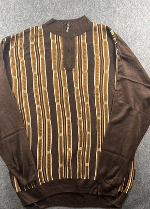 80s True Vintage Knit jumper 90s Argyle Crazy Funky Pattern XXXL, brand: Vintage Dressing, condition: Very good, size: XXXL, €20.00, €21.70 includes Buyer Protection