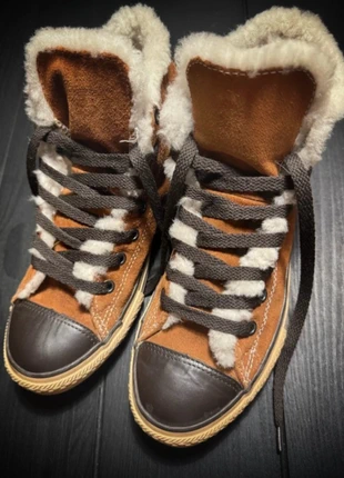 Converse Marrone/Castagno-Beige, merk: Converse, staat: Heel goed, maat: 38.5, € 55,00, € 58,45 inclusief Kopersbescherming