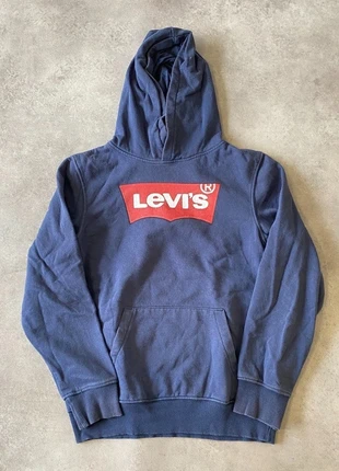 Levis Hoodie Kids 14 - 16 Years Embroidered Pullover Sweatshirt, Navy Blue, brand: Levi's, condition: Very good, size: One size, £9.79, £10.87 includes Buyer Protection Pro