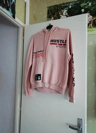 Sweat à Capuche Pull Rose Femme, brand: Jennyfer, condition: Very good, size: S / 36 / 8, €6.00, €7.00 includes Buyer Protection