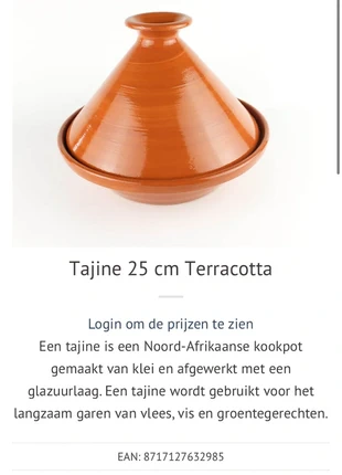 new! the twinning company 25 cm terracotta tajine, merk: The Twinning Company, staat: Nieuw met prijskaartje, € 30,00, € 32,20 inclusief Kopersbescherming