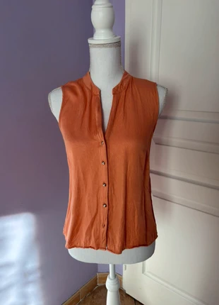 Chemise Vero Moda Satin Corail, brand: Vero Moda, condition: Very good, size: XS / 34 / 6, €5.00, €5.95 includes Buyer Protection
