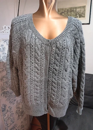 Cardigan laine gris 123 T46, brand: 123, condition: Very good, size: XXXL / 46 / 18, €22.00, €23.80 includes Buyer Protection
