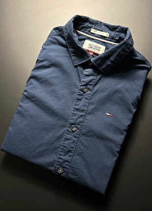 Chemise Tommy Hilfiger Slim Fit Taille XS bleu marine logo brodé (N620), brand: Tommy Hilfiger, condition: Very good, size: XS, €20.00, €21.70 includes Buyer Protection Pro