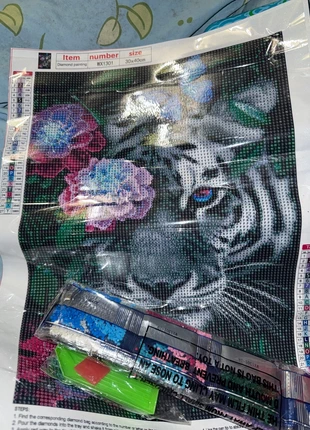 Diamant painting, brand: Diamant, condition: Very good, size: Preemie, up to 44cm, €3.00, €3.85 includes Buyer Protection