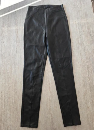 Pantaloni Skinny Neri Ecopelle (PU) Vita Alta Yessica C&A T. 36, marque: Yessica, état: Neuf sans étiquette, taille: XXS / 32 / 4, 5,00 €, 5,95 € Protection acheteurs incluse