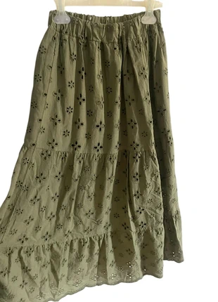 khaki Maxi skirts, état: Très bon état, taille: S / 36 / 8, 4,00 €, 4,90 € Protection acheteurs (Pro) incluse