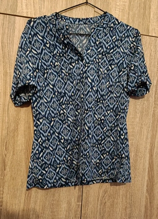 Chemise bleu rétro vintage, marque: global recycled standard, état: Très bon état, taille: XS / 34 / 6, 5,00 €, 5,95 € Protection acheteurs incluse