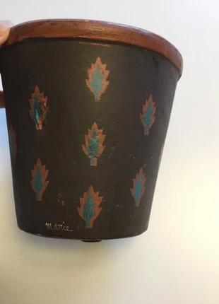 Pot à fleurs en terre cuite, marque: pas de marque, état: Satisfaisant, 1,00 €, 1,75 € Protection acheteurs incluse