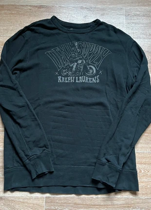 Pull vintage Ralph Lauren Denim & Supply / Crewneck rétro Ralph Lauren noir L, marca: Ralph Lauren, estado: Muito bom, tamanho: L, €10.00, €11.20 inclui Proteção do Comprador Pro