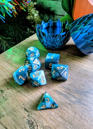 Set de Dés de Dragon & Boîte Œuf 3D 🎲, marca: Set, estado: Como nuevo, 11,90 €, 13,20 € Protección al comprador Pro incluida