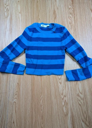 Pull cropped Zara S bleu marine bleu roi neuf #317, marque: Zara, état: Neuf sans étiquette, taille: S / 36 / 8, 4,80 €, 5,74 € Protection acheteurs (Pro) incluse