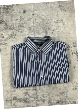 Chemise blanche et bleue à col Ralph Lauren logo brodé manches longues homme old money L, marque: Ralph Lauren, état: Très bon état, taille: XL, 10,00 €, 11,20 € Protection acheteurs incluse