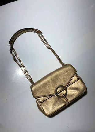 Sac à main Sandro couleur Or chic - Femme, brand: Sandro, condition: Good, €59.00, €62.65 includes Buyer Protection Pro