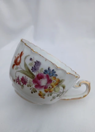 Tasse à thé ancienne, antique, peinte main, Haviland, France, 1891, marque: Haviland, état: Très bon état, 12,00 €, 13,30 € Protection acheteurs incluse