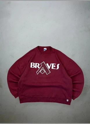 Sweat Vintage Russell Athletic Atlanta Braves, marke: Russell Athletic, zustand: Gut, größe: L, 10,00 €, 11,20 € beinhaltet Vinted-Käuferschutz Pro