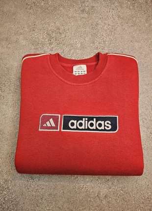 Sweat Adidas Vintage 2003 Rouge – Logo Brodé – Taille S – Très Bon État, marke: adidas, zustand: Sehr gut, größe: S, 15,00 €, 16,45 € inklusive Vinted-Käuferschutz