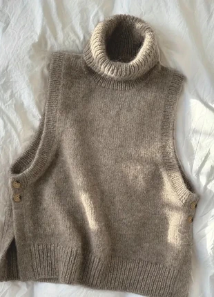 Gilet Col Roulé Élégant Uni Femme, taille S, marque: Aesthetic, état: Très bon état, taille: S / 36 / 8, 29,99 €, 32,19 € Protection acheteurs incluse