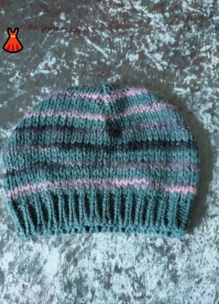 Bonnet tricot laine vert rose motifs rayes femme automne hiver chaud tendance, marque: sans marque, état: Neuf avec étiquette, 10,00 €, 11,20 € Protection acheteurs (Pro) incluse