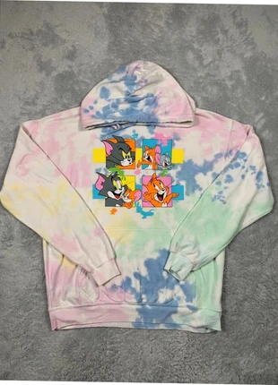 Sweat à capuche hoodie Tie Dye Tom et Jerry vintage Taille : L /1225-043, marque: Tom and Jerry, état: Bon état, taille: L / 40 / 12, 12,00 €, 13,30 € Protection acheteurs (Pro) incluse