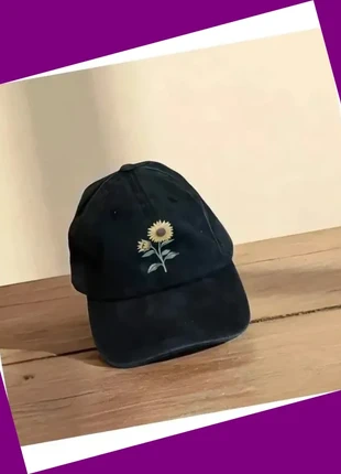 🧢 Casquette noire tournesol Neuve – Effet vintage tendance, été casual unisexe ajustable 🤩, marque: PRECEDENT, état: Neuf avec étiquette, taille: M, 8,99 €, 10,14 € Protection acheteurs (Pro) incluse