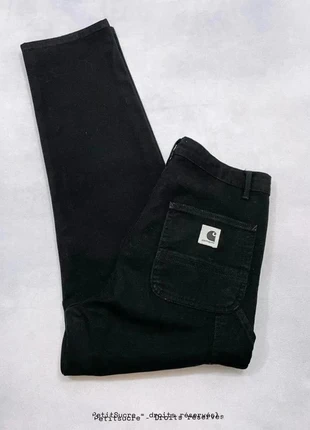 Jean Carhartt wip Noir W’ Pierce Pant 100% coton Jean Droit Knee pant Boyfriend - S w27 /1411B, marque: Carhartt, état: Très bon état, taille: S / 36 / 8, 49,00 €, 52,15 € Protection acheteurs (Pro) incluse