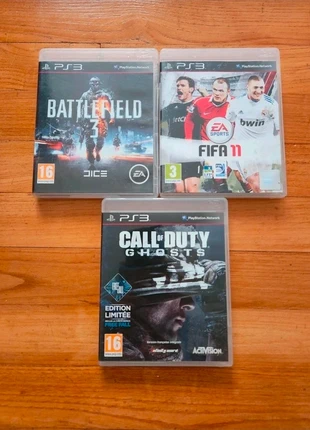 Lot 3 Jeux PS3 – FIFA 11, Battlefield 3 & Call of Duty Ghosts – Testés & Fonctionnels, état: Très bon état, 3,00 €, 3,85 € Protection acheteurs incluse