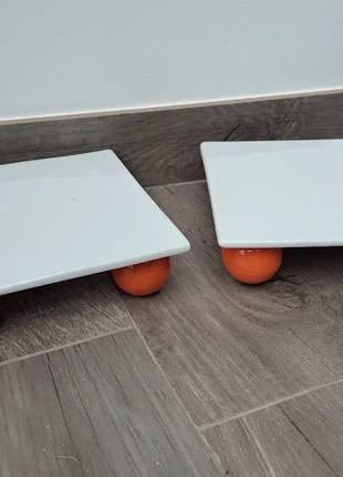 Alessi tapasbordjes in keramiek met oranje bollen, marca: Alessi, estado: Novo sem etiquetas, €16.95, €18.50 inclui Proteção do Comprador