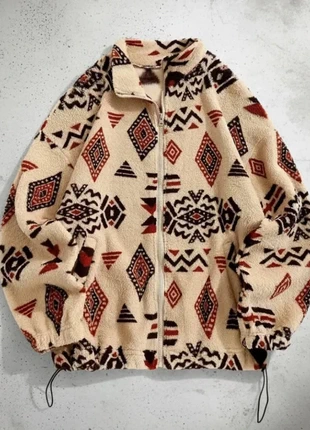 Veste polaire motifs ethniques, marque: Tokyo Muse, état: Très bon état, taille: S, 48,90 €, 52,05 € Protection acheteurs (Pro) incluse